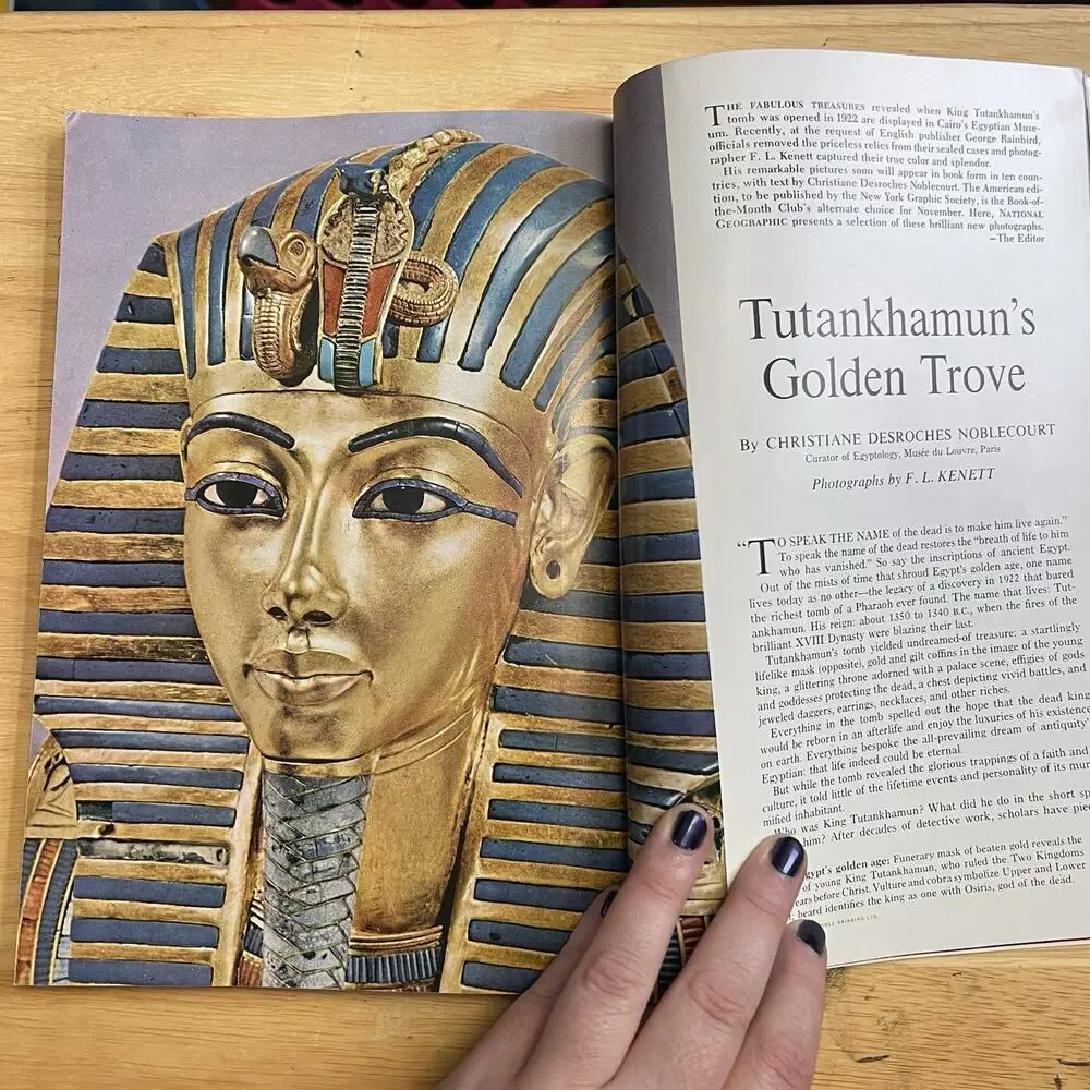 National Geographic October 1963 75th Anniversary Everest King Tut Nile Coke Ad